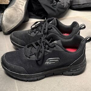 Skechers womens Black Work Sneakers